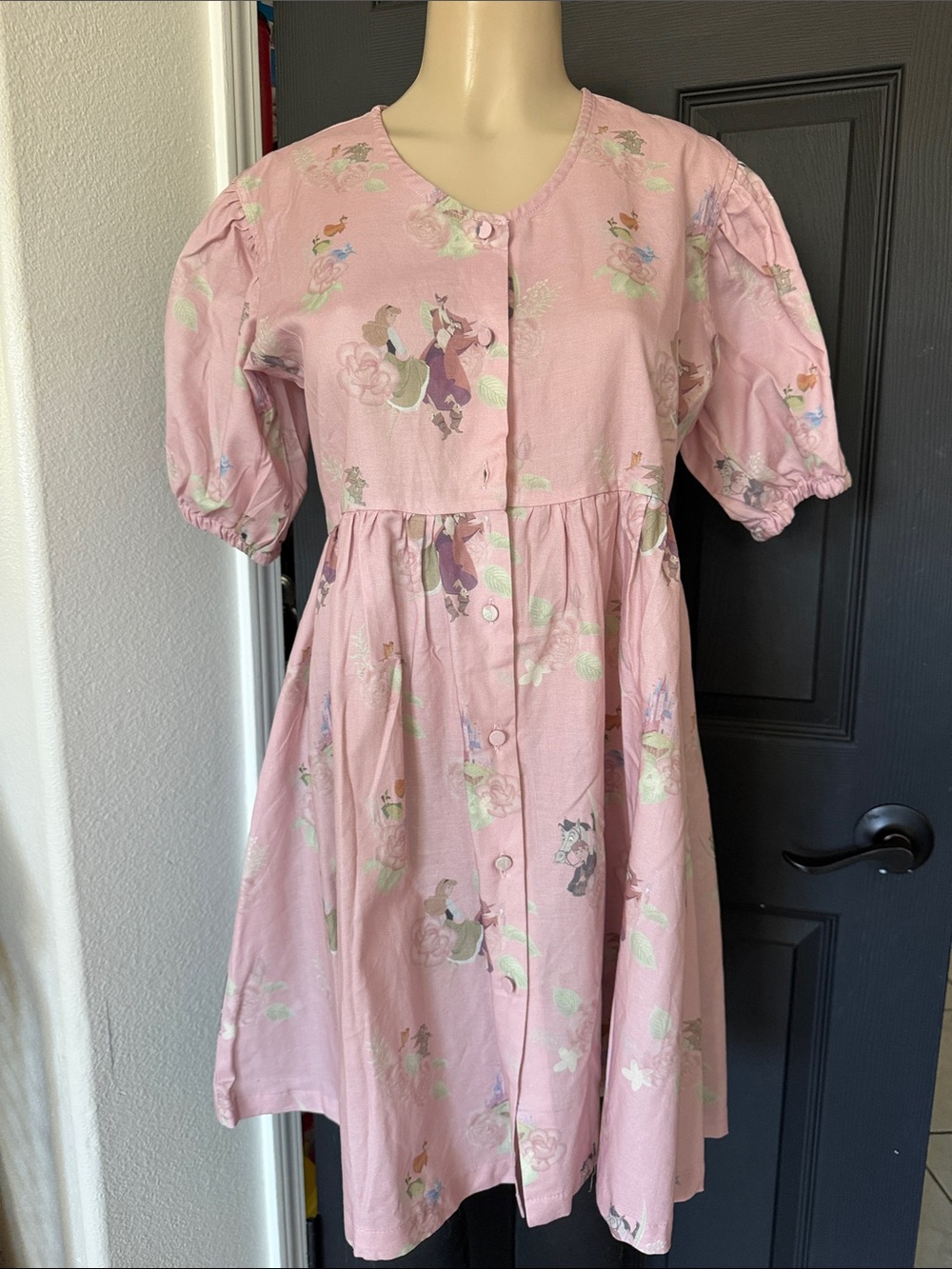 Cakeworthy x Disney Sleeping Beauty Babydoll Dress size Small New with no tags